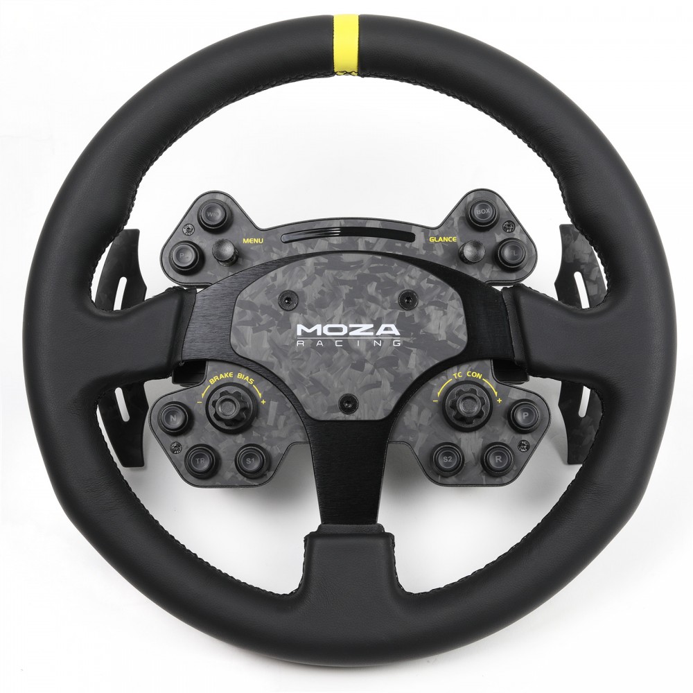 RSeat Europe SimracingMoza Racing RS V2 Steering Wheel Leather